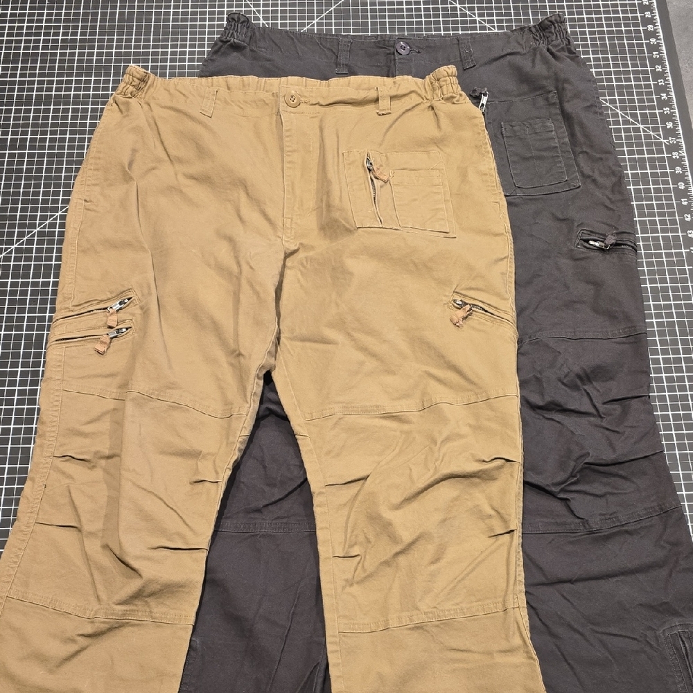 (2) NWOT Carhartt Like Construction Utility Cargo Dungaree Pant